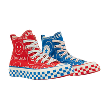 Load image into Gallery viewer, NINA CHANEL ABNEY X CONVERSE CHUCK 70 (RED/BLUE)