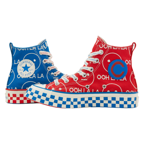 NINA CHANEL ABNEY X CONVERSE CHUCK 70 (RED/BLUE)